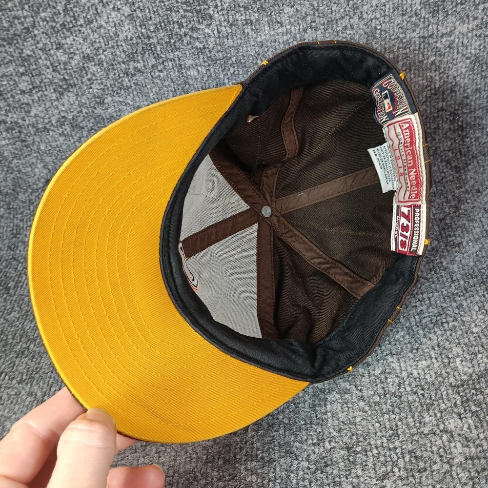 San Diego Padres American Needle Hat Cap Fitted Size 7 3/8 Piping Friar Logo - Picture 8 of 10